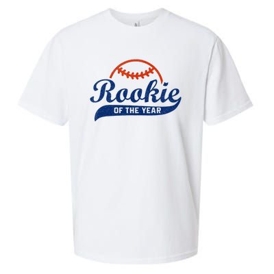 Funny Retro Baseball Rookie Of The Year Sueded Cloud Jersey T-Shirt