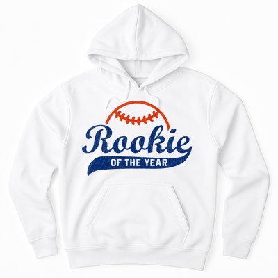 Funny Retro Baseball Rookie Of The Year Hoodie