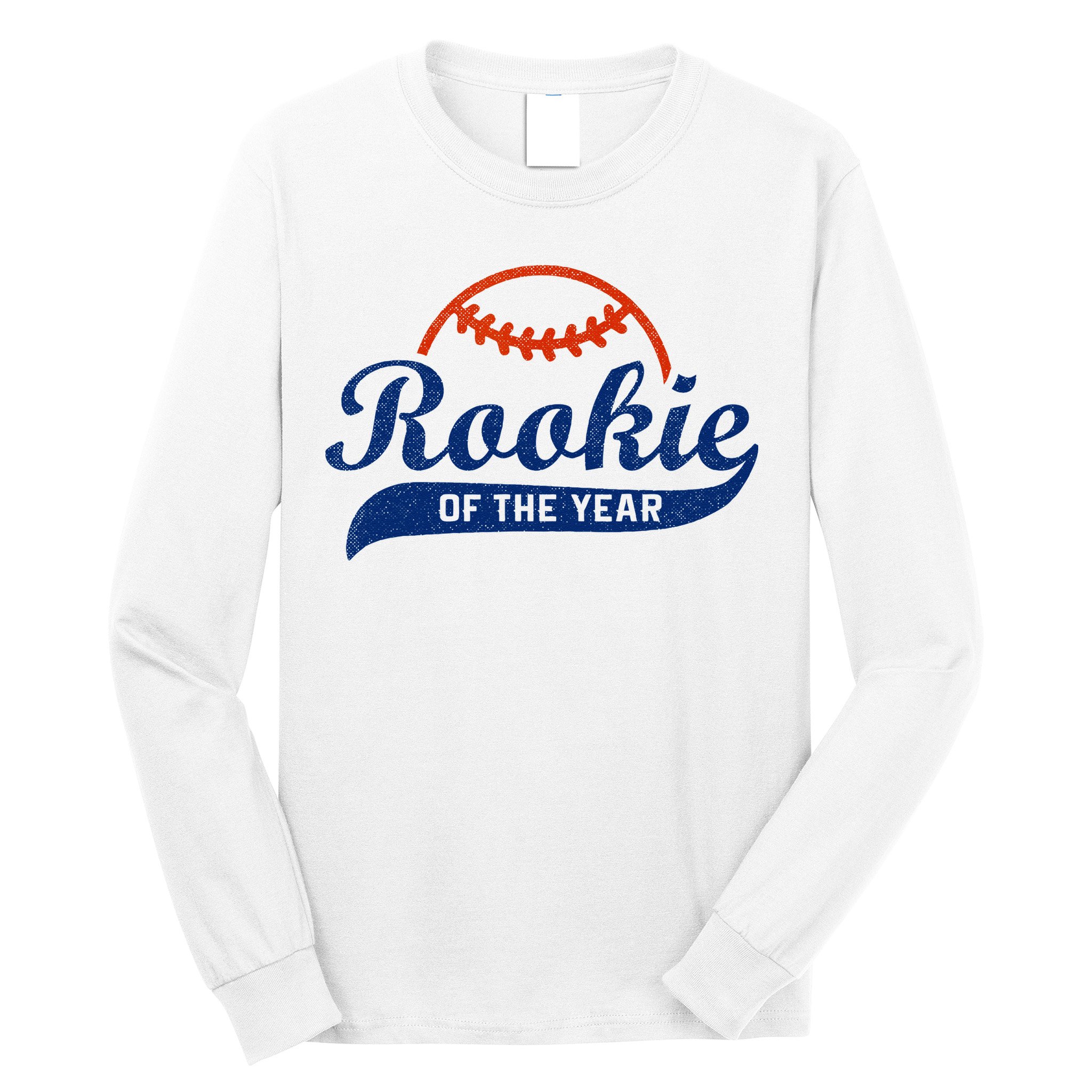 Funny Retro Baseball Rookie Of The Year Long Sleeve Shirt