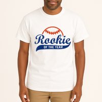 Funny Retro Baseball Rookie Of The Year Tall T-Shirt
