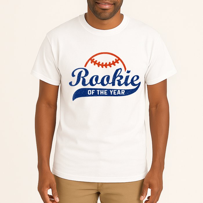 Funny Retro Baseball Rookie Of The Year Tall T-Shirt