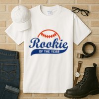 Funny Retro Baseball Rookie Of The Year Tall T-Shirt