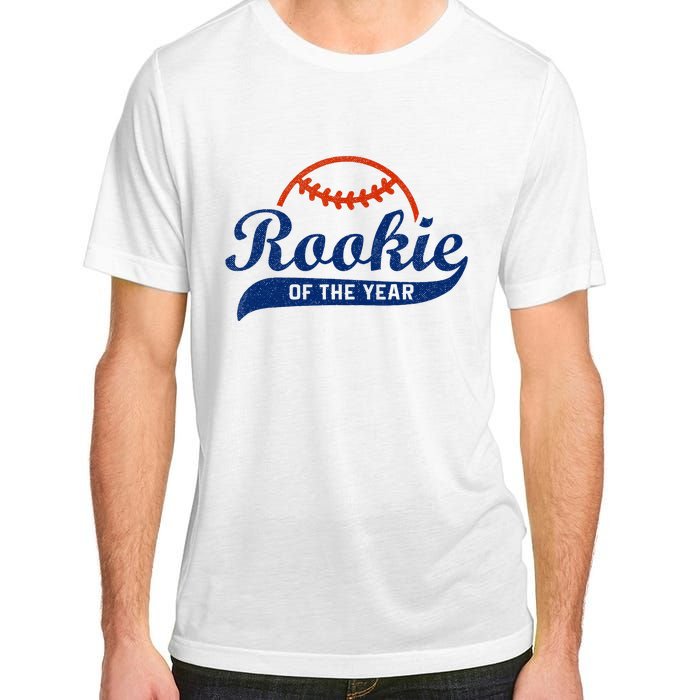 Funny Retro Baseball Rookie Of The Year Adult ChromaSoft Performance T-Shirt