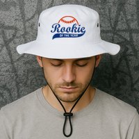 Funny Retro Baseball Rookie Of The Year Bucket Hat