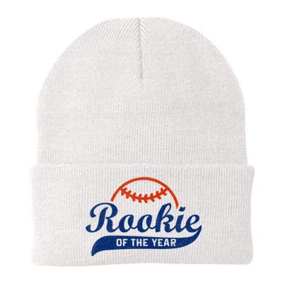 Funny Retro Baseball Rookie Of The Year Knit Cap Winter Beanie