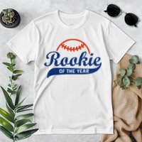 Funny Retro Baseball Rookie Of The Year Premium T-Shirt