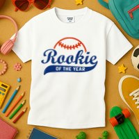 Funny Retro Baseball Rookie Of The Year Kids T-Shirt