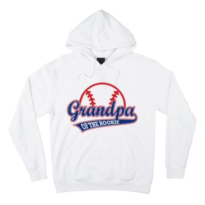 Funny Retro Baseball Grandpa of the Rookie Hoodie