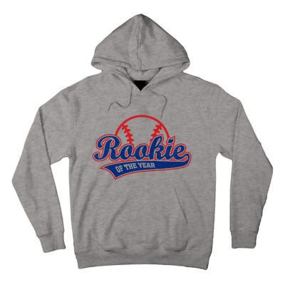 Funny Retro Baseball Rookie of the Year Tall Hoodie