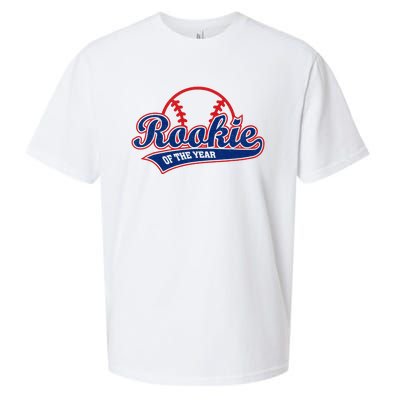 Funny Retro Baseball Rookie of the Year Sueded Cloud Jersey T-Shirt