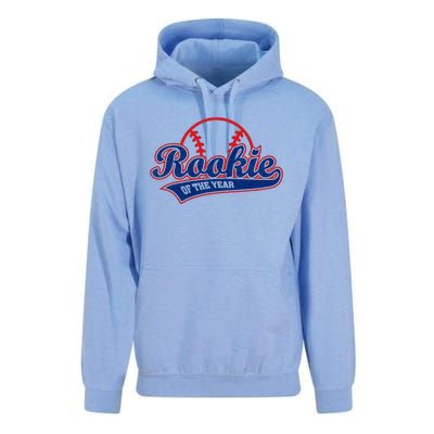 Funny Retro Baseball Rookie of the Year Unisex Surf Hoodie