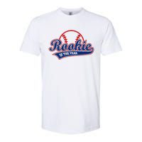 Funny Retro Baseball Rookie of the Year Softstyle CVC T-Shirt