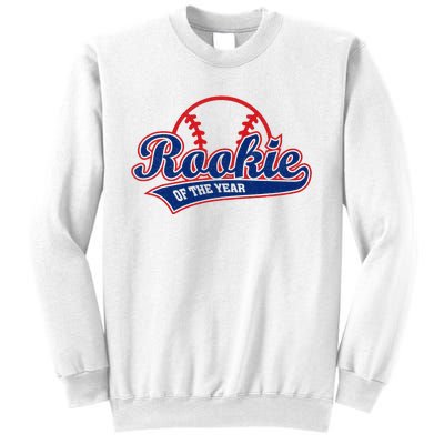 Funny Retro Baseball Rookie of the Year Sweatshirt