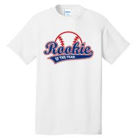 Funny Retro Baseball Rookie of the Year Tall T-Shirt