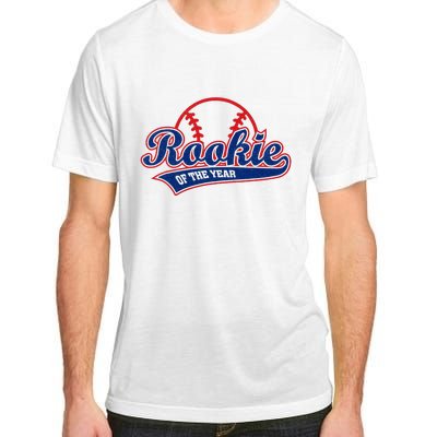 Funny Retro Baseball Rookie of the Year Adult ChromaSoft Performance T-Shirt