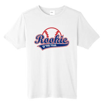 Funny Retro Baseball Rookie of the Year Tall Fusion ChromaSoft Performance T-Shirt