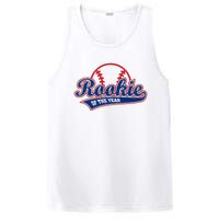 Funny Retro Baseball Rookie of the Year PosiCharge Competitor Tank