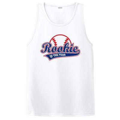 Funny Retro Baseball Rookie of the Year PosiCharge Competitor Tank