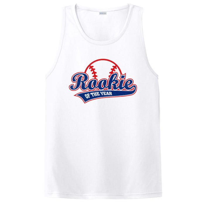 Funny Retro Baseball Rookie of the Year PosiCharge Competitor Tank