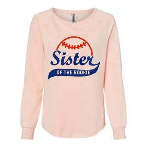 Funny Retro Baseball Sister of the Rookie Womens California Wash Sweatshirt