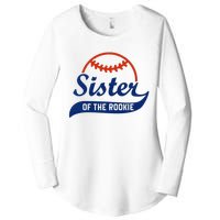 Funny Retro Baseball Sister of the Rookie Women's Perfect Tri Tunic Long Sleeve Shirt