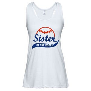 Funny Retro Baseball Sister of the Rookie Ladies Essential Flowy Tank