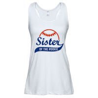 Funny Retro Baseball Sister of the Rookie Ladies Essential Flowy Tank