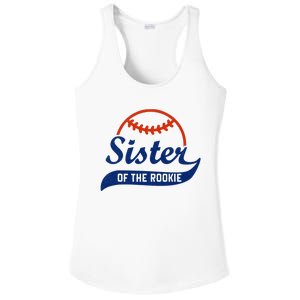 Funny Retro Baseball Sister of the Rookie Ladies PosiCharge Competitor Racerback Tank