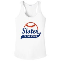 Funny Retro Baseball Sister of the Rookie Ladies PosiCharge Competitor Racerback Tank