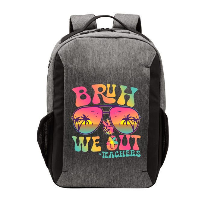 Funny Retro Bruh We Out Teachers Vector Backpack