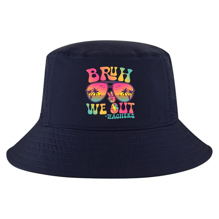 Funny Retro Bruh We Out Teachers Cool Comfort Performance Bucket Hat