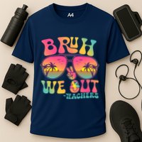 Funny Retro Bruh We Out Teachers Performance Shirt