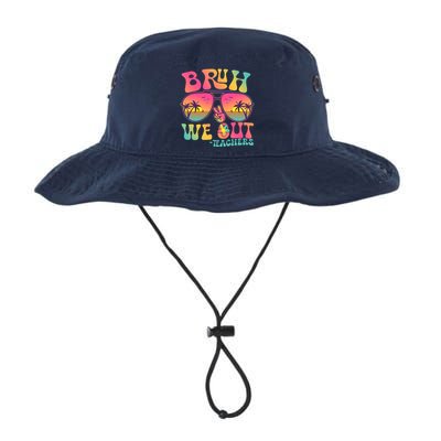 Funny Retro Bruh We Out Teachers Bucket Hat