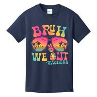 Funny Retro Bruh We Out Teachers Kids T-Shirt