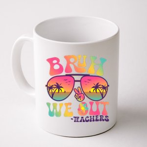 Funny Retro Bruh We Out Teachers Coffee Mug