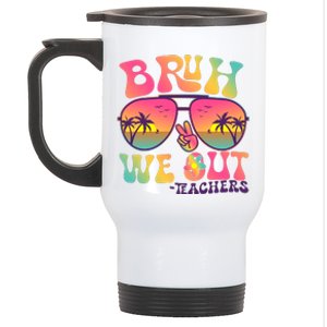 Funny Retro Bruh We Out Teachers Stainless Steel Travel Mug