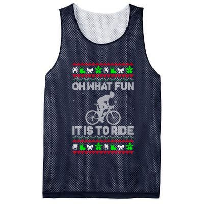 Funny Road Bike Riding Cycling Xmas Mesh Reversible Basketball Jersey Tank