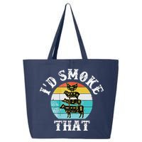 Funny Retro BBQ Party Smoker Chef I'd Smoke That 25L Jumbo Tote