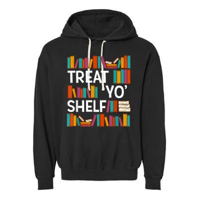 Funny Reading Book Lover Reader Librarian Nerdy Pun Garment-Dyed Fleece Hoodie