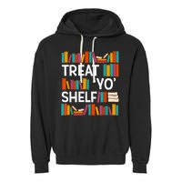 Funny Reading Book Lover Reader Librarian Nerdy Pun Garment-Dyed Fleece Hoodie