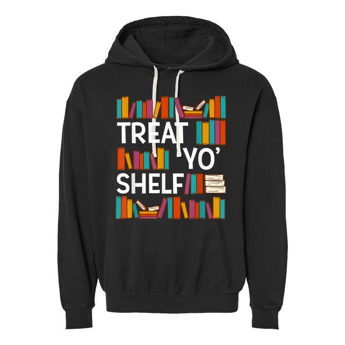 Funny Reading Book Lover Reader Librarian Nerdy Pun Garment-Dyed Fleece Hoodie