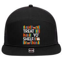Funny Reading Book Lover Reader Librarian Nerdy Pun 7 Panel Mesh Trucker Snapback Hat