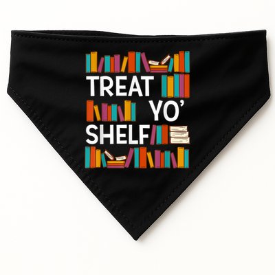 Funny Reading Book Lover Reader Librarian Nerdy Pun USA-Made Doggie Bandana