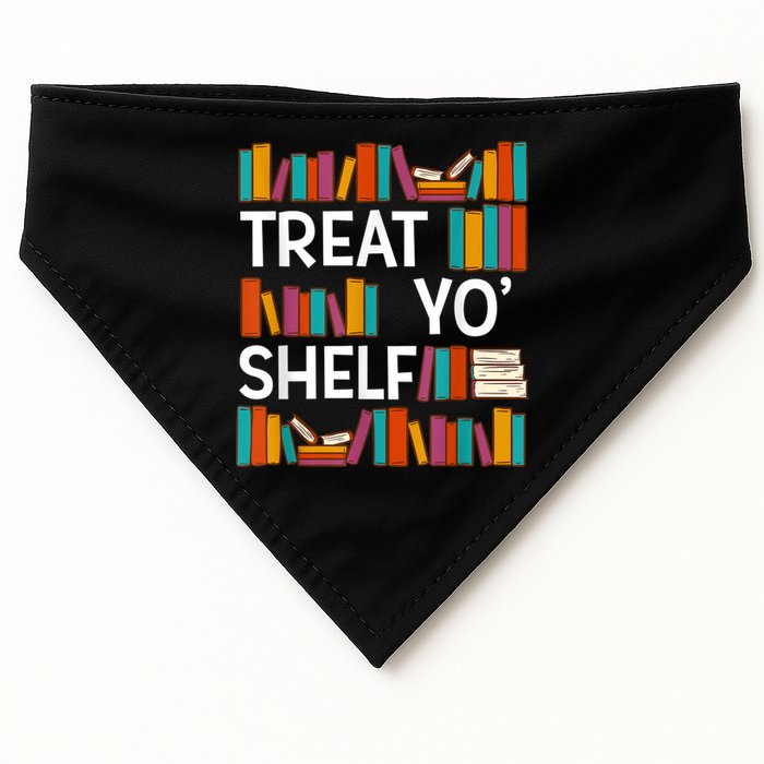 Funny Reading Book Lover Reader Librarian Nerdy Pun USA-Made Doggie Bandana