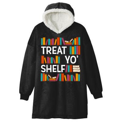 Funny Reading Book Lover Reader Librarian Nerdy Pun Hooded Wearable Blanket