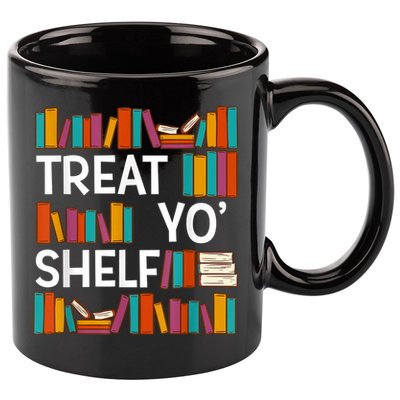 Funny Reading Book Lover Reader Librarian Nerdy Pun 11oz C Handle Ceramic Mug
