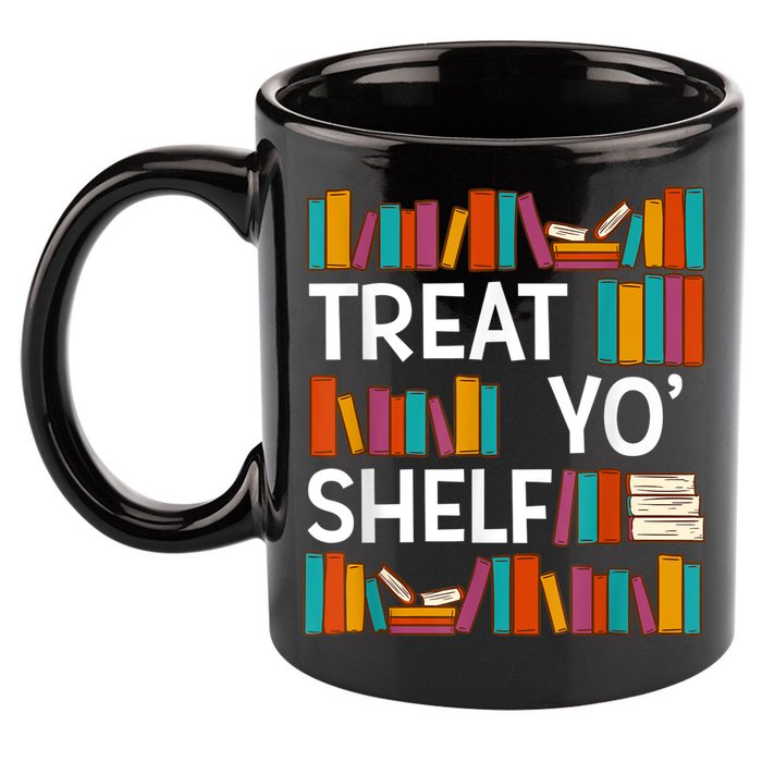 Funny Reading Book Lover Reader Librarian Nerdy Pun 11oz C Handle Ceramic Mug