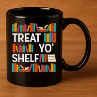 Funny Reading Book Lover Reader Librarian Nerdy Pun 11oz C Handle Ceramic Mug
