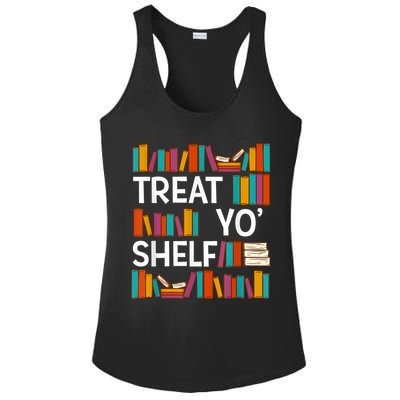 Funny Reading Book Lover Reader Librarian Nerdy Pun Ladies PosiCharge Competitor Racerback Tank