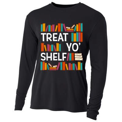 Funny Reading Book Lover Reader Librarian Nerdy Pun Cooling Performance Long Sleeve Crew